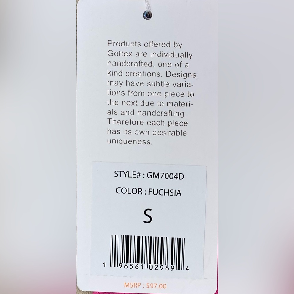GOTTEX Golf & Tennis Sport Stretch Dress Pockets Mesh Trim Fuchsia NWT Small - Picture 6 of 6